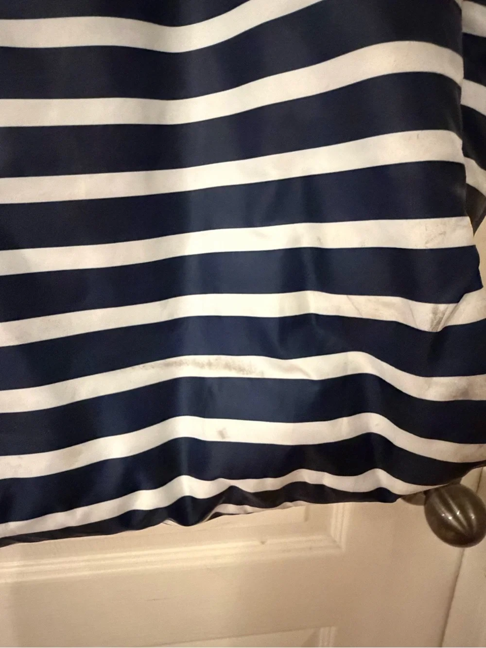 Kate Spade Navy and White Striped Tote